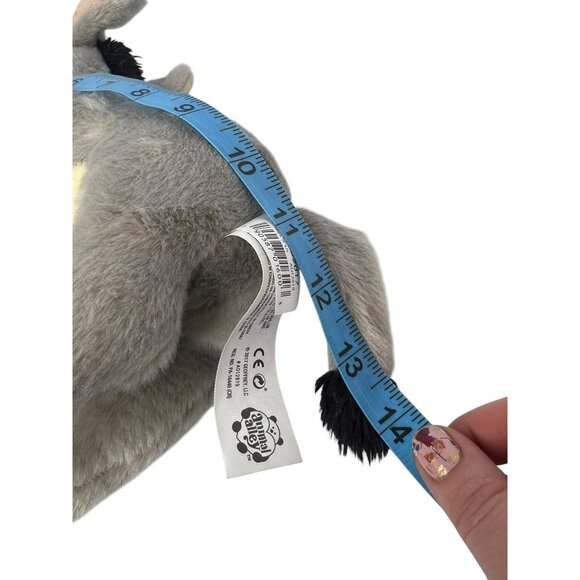 Toys R Us Animal Alley Gray Donkey Plush Stuffed Animal 14" Soft Toy - Picture 6 of 6
